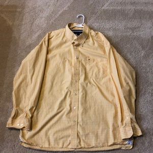 Tommy Hilfiger 2X button up long sleeve shirt